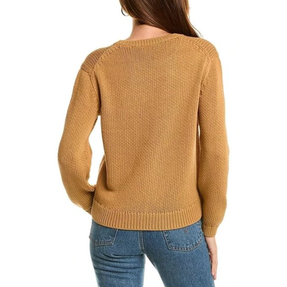 NEW Theory Chunky Loop Sweater Women's BROWN SIZE P-00/100%AUTHENTIC - Picture 2 of 2